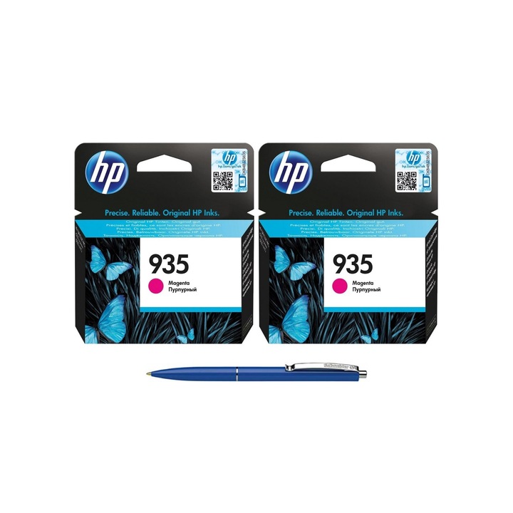 Pachet MAG4U Cartuse Cerneala Originale 2 bucati C2P21AE (935) Magenta si Pix Schneider