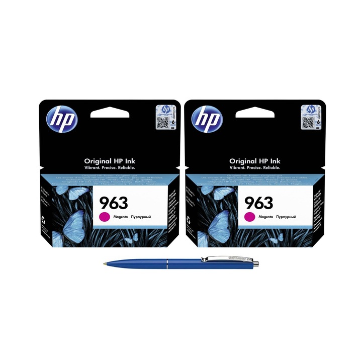 Pachet MAG4U Cartuse Cerneala Originale 2 bucati 3JA24AE (963) Magenta si Pix Schneider