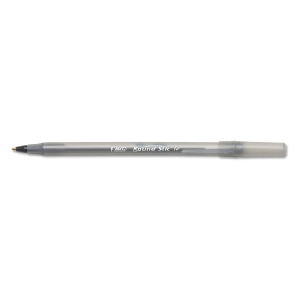 Pix BIC STIC, Varf 0.7 mm, Negru, Corp Plastic Transparent/Negru