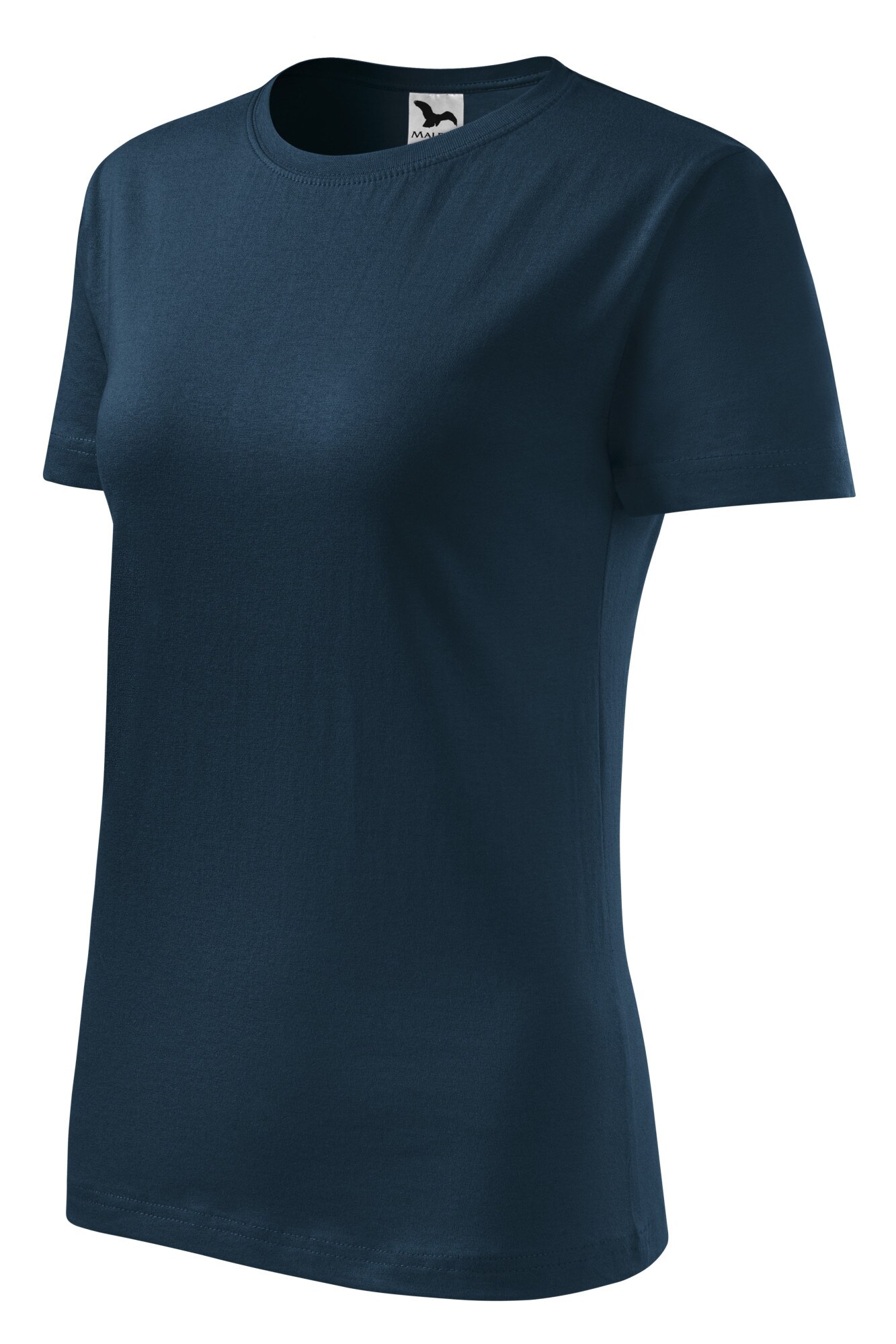 Tricou classic pentru femei Bumbac, Albastru mineral