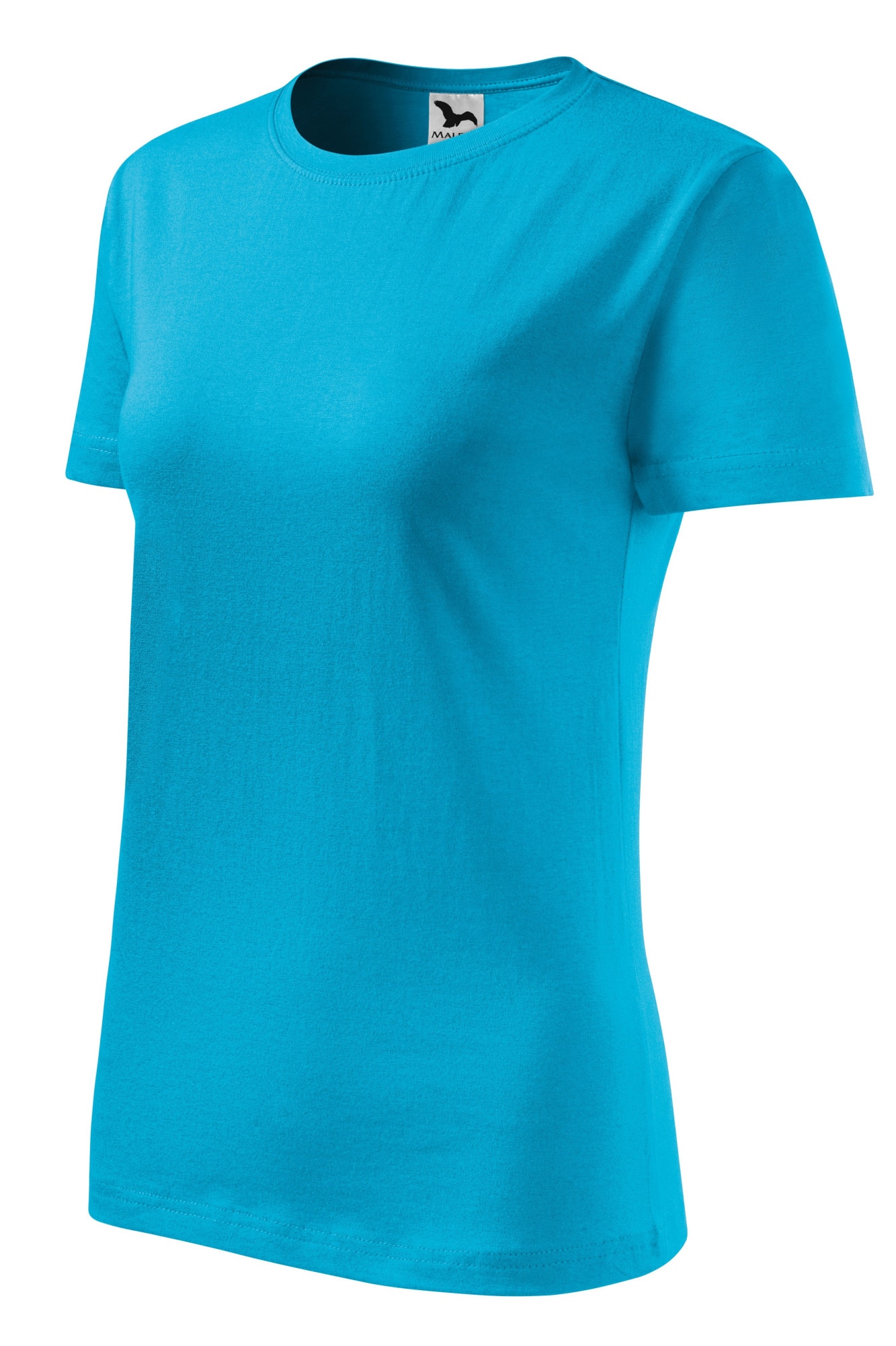 Tricou classic pentru femei Bumbac, Turcoaz