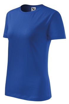 Tricou classic pentru femei Bumbac, Albastru regal Tricou classic pentru femei Bumbac, Albastru regal