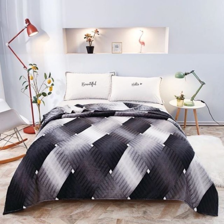 Cocolino többszínű dupla ágytakaró vagy kanapé takaró, Casa de Vis, F1B115