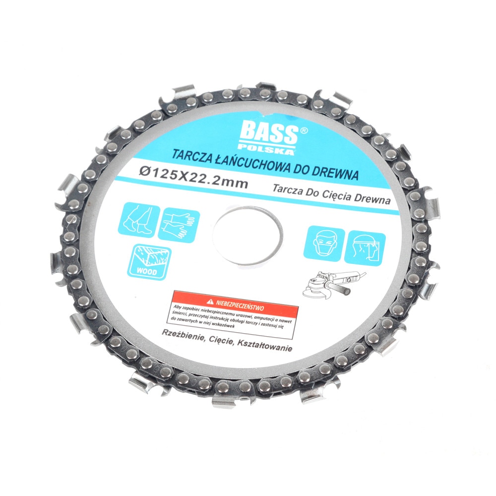 Lama pentru lemn 125mm x 22,2mm, Bass Polska