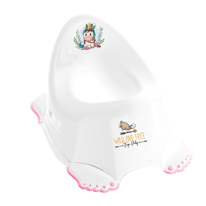 Olita antiderapanta Tega Baby Wild & Free RL-007-103-C, Alb