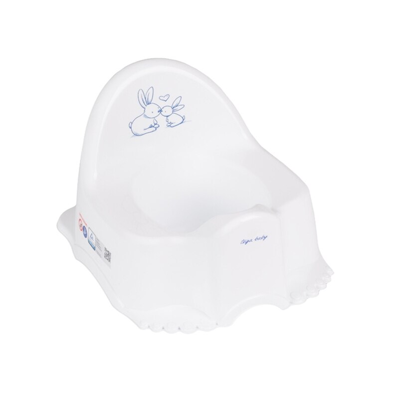 Olita muzicala Tega Baby Little Bunnies PO-059-105, Alb