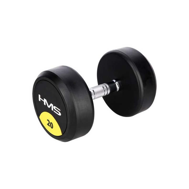 Гумен дъмбел с фиксирана тежест HMS HG PRO 20кг