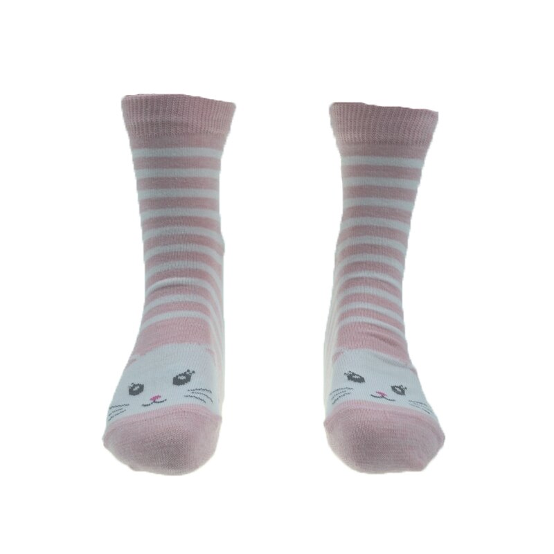 Sosete pentru fete Milusie 2232-CRZPS, Roz, 21-22 cm