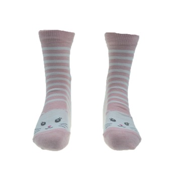 Sosete pentru fete Milusie 2232-CRZPS, Roz, 21-22 cm Sosete pentru fete Milusie 2232-CRZPS, Roz, 21-22 cm