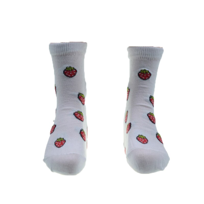 Sosete pentru fete Milusie 2232-CAPS, Alb, 18-20 cm