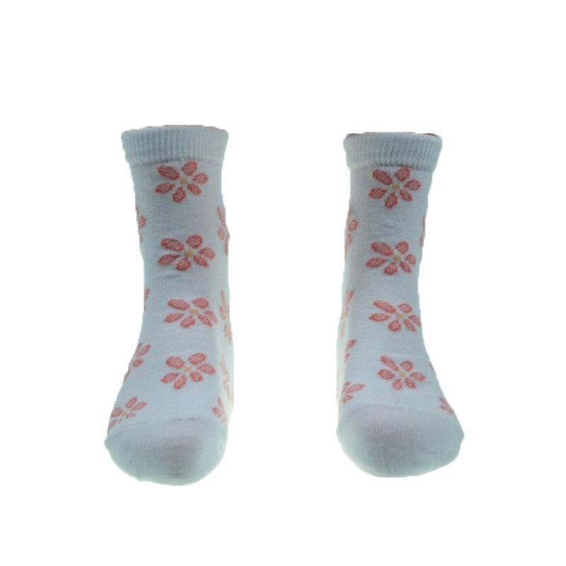 Sosete pentru fete Milusie 2232-CAR, Alb, 18-20 cm