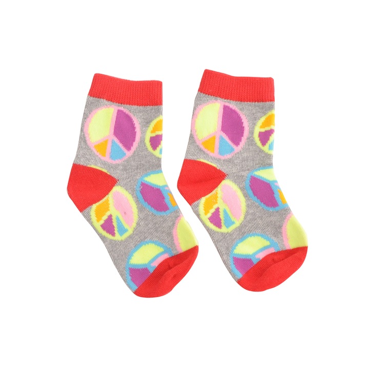 Sosete copii bellinda clasic, Rosu/Gri