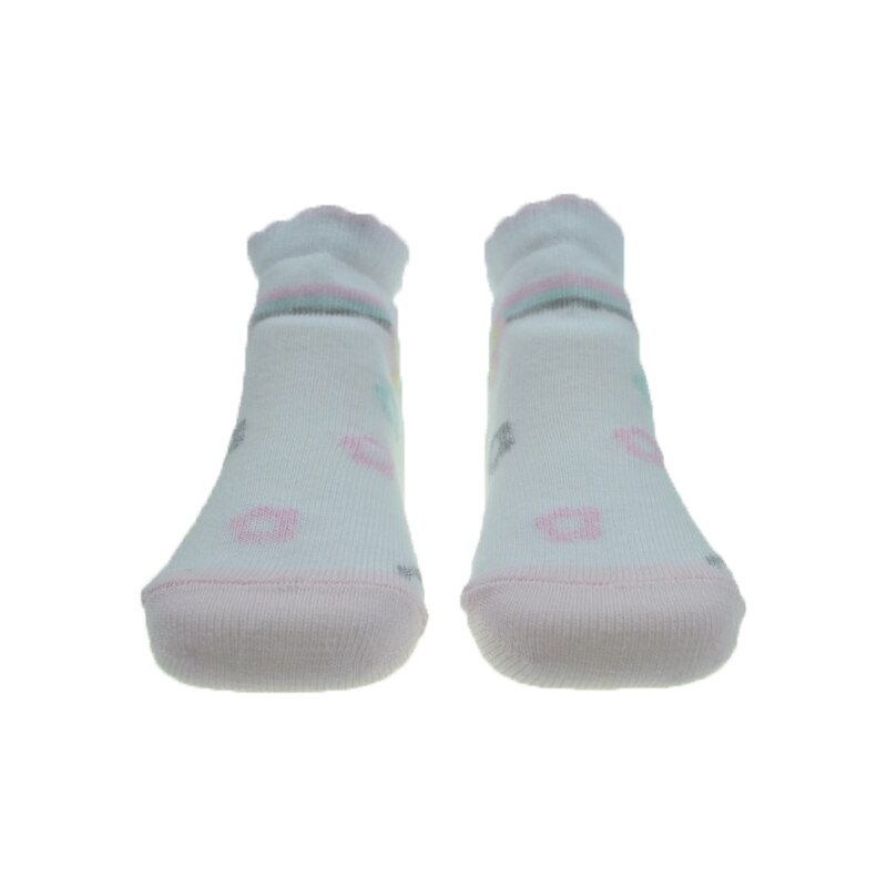 Sosete pentru fete Milusie 2219-BBE, Alb, 9-10 cm