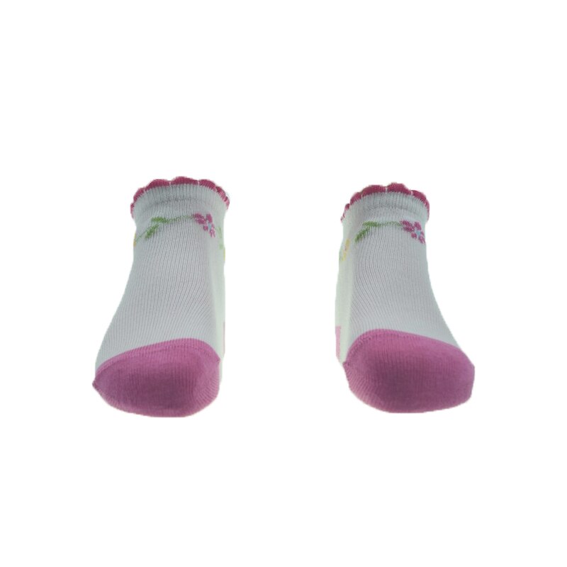 Sosete pentru fete Milusie 2219-YY, Alb, 9-10 cm