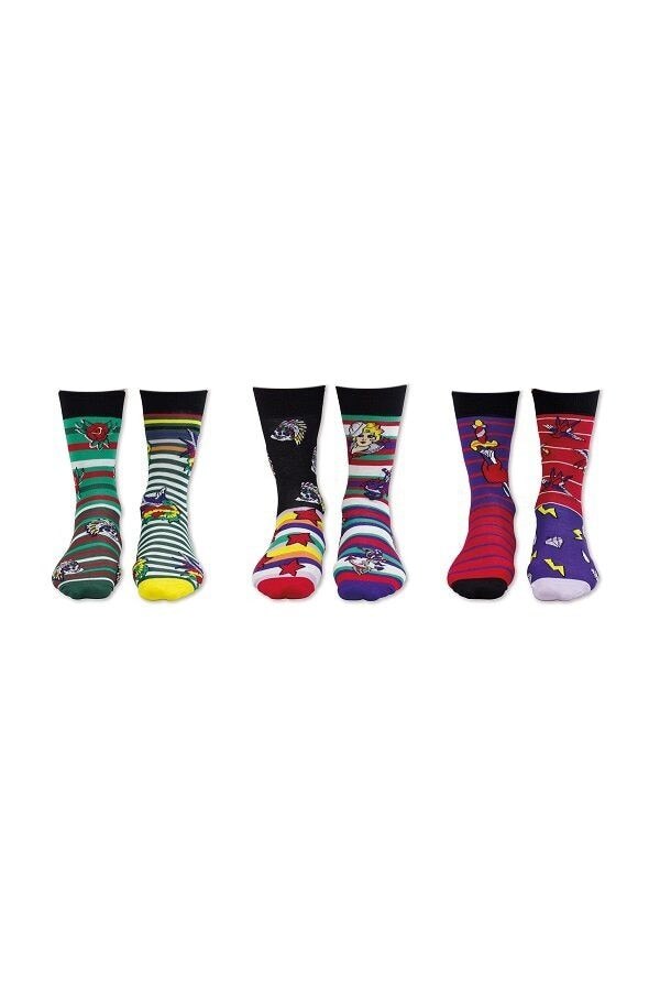 Set 6 sosete diferite pentru barbati TATTOES, 39-46