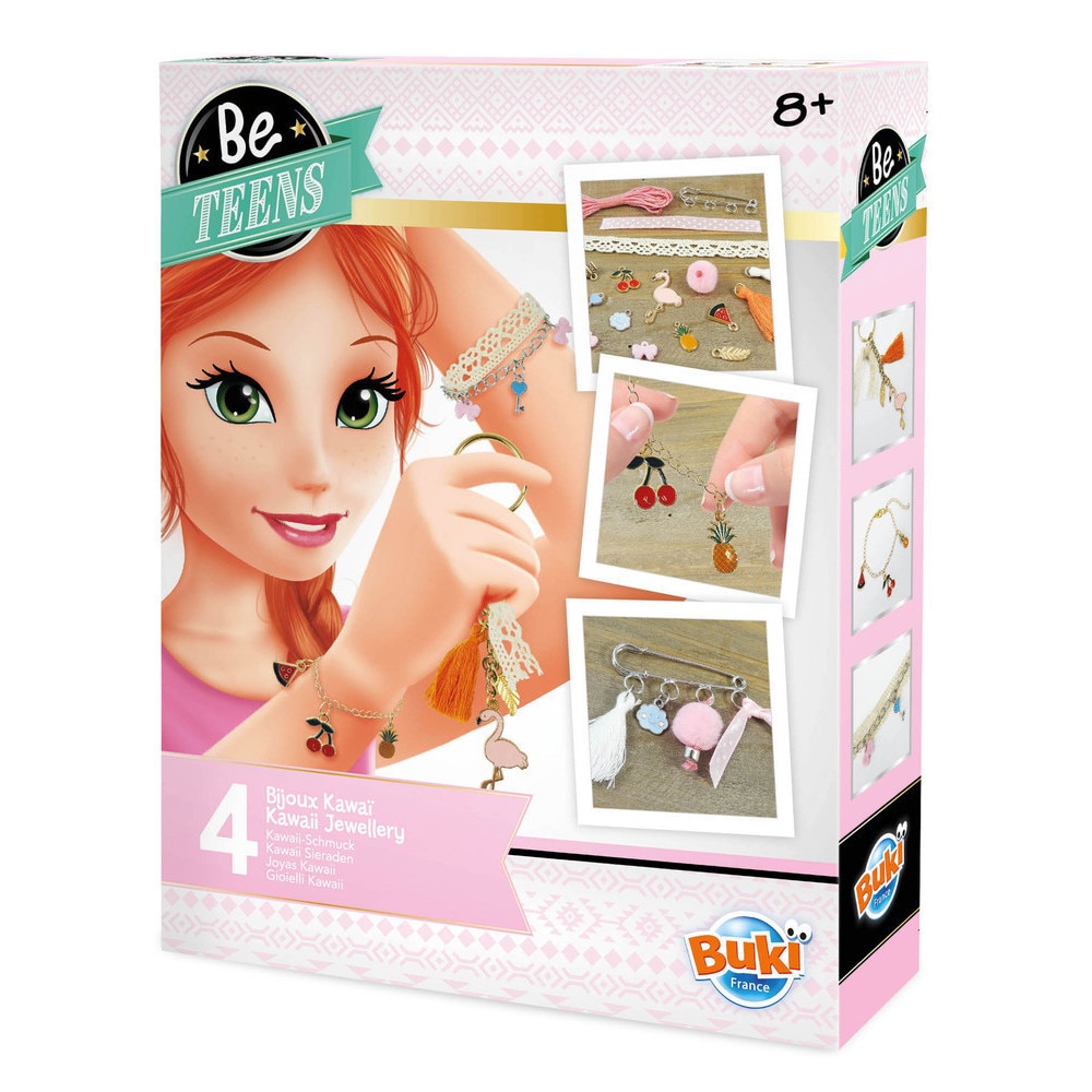 Jucarie educativa Buki France, Creati-va propriile bijuterii, Kawaii