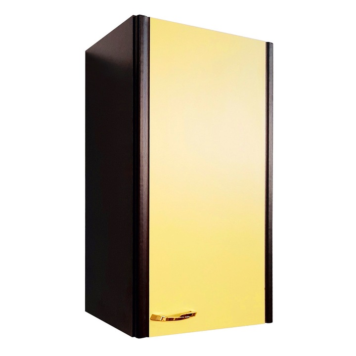 Corp superior 1 usa cu cant soft, Sorento, Wenge/ Galben, 40x 32 x72 cm