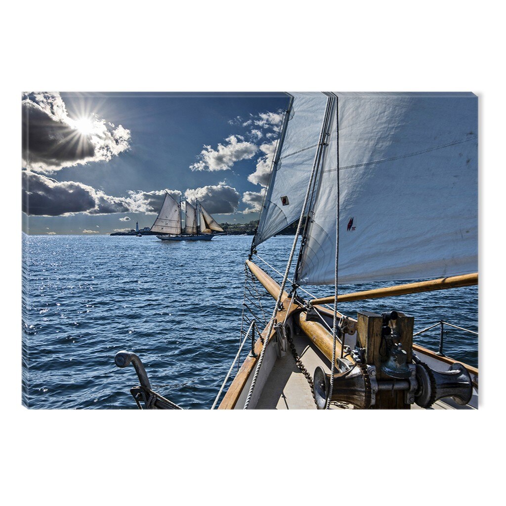 Tablou DualView Startonight Sailing Time!, luminos in intuneric, 80 x 120 cm