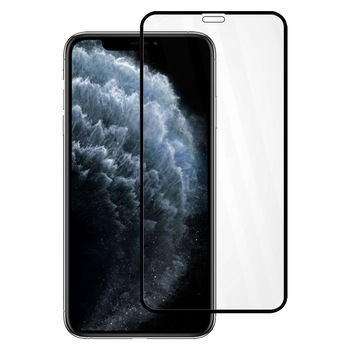 Folie sticla securizata Apple iPhone 11 Pro Max, 3D Negru, FULL SCREEN,Tempered Glass, Antisoc, Viceversa Folie sticla securizata Apple iPhone 11 Pro Max, 3D Negru, FULL SCREEN,Tempered Glass, Antisoc, Viceversa