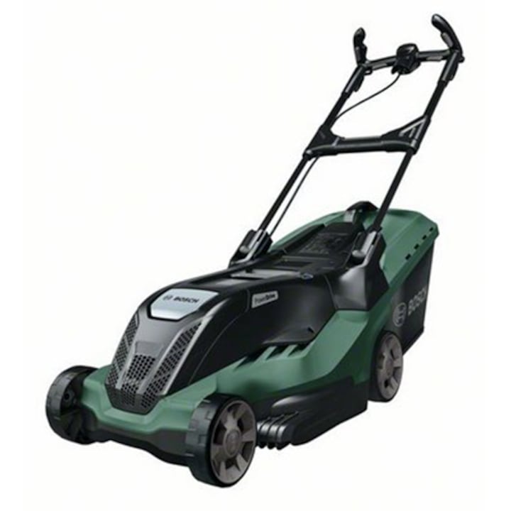 Косачка за трева Bosch Advanced Rotak 650, 1700 W, 41 см ширина на рязане, 50 л обем на коша, 80 мм максимална височина на рязане