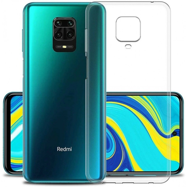 Xiaomi Redmi Note 9 Pro / Note 9S kompatibilis szilikon hátlaptok, vékony, átlátszó, 1mm