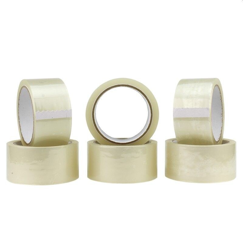 Banda autoadeziva transparenta, ProCart, acril, 48mmx66m, lipire rezistenta, set 6 role