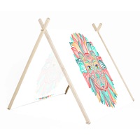 cort art kids pentru copii cu cadru din lemn natural si panza leul colorat decoratiuni latime 120 cm x inaltime 115 cm x adancime 150 cm imagen 1_0_
0