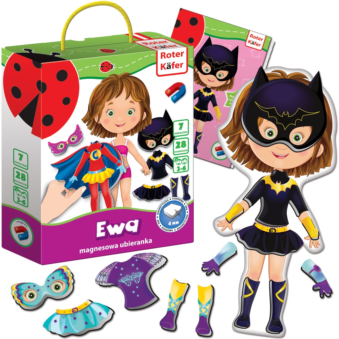 Joc educativ magnetic Eva, Roter Kafer