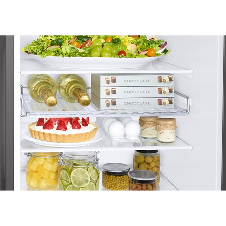 Combina frigorifica Samsung RB36T672CS9/EF, 360 l, NoFrost, Compresor Digital Inverter, All around coooling, Clasa C, H 194 cm, Inox