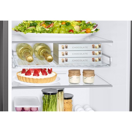 Combina frigorifica Samsung RB36T675ESA/EF, 360 l, Clasa E, NoFrost, Compresor Digital Inverter, All around coooling, Optimal Fresh Zone, H 194 cm, Aringtiu