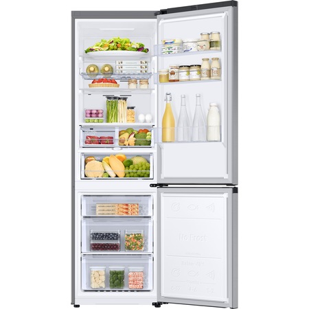 Хладилник с фризер Samsung RB36T675ESA/EF, 360 л, Клас E, NoFrost, Компресор Digital Inverter, All around coooling, Optimal Fresh Zone, H 194 см, Сребрист
