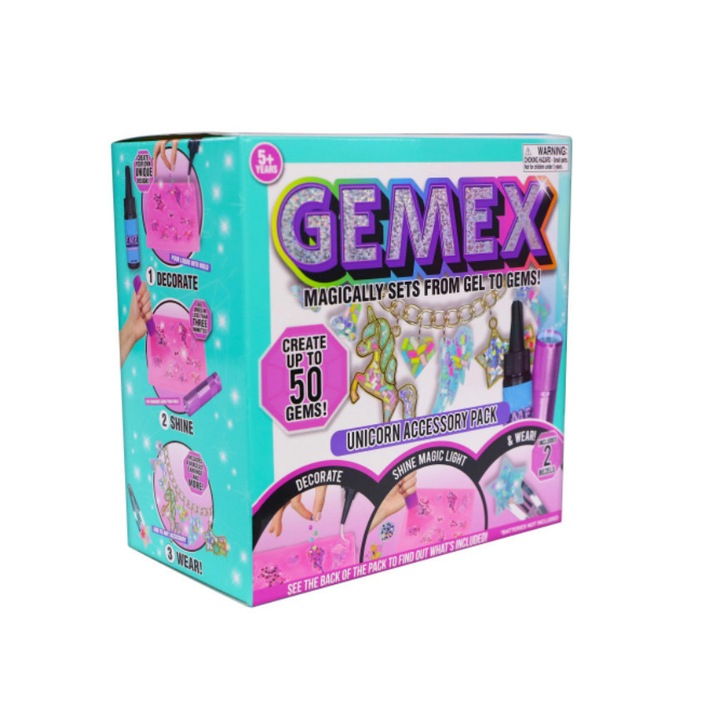 Set jucarie creare bijuterii unicorn, Gemex