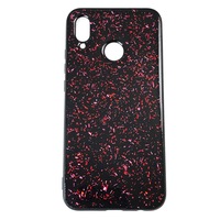 husa huawei p20 lite carcasa rasina cu sclipici  foite rosu roz imagen 43_0_
0
