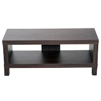 Comoda TV Homcom, Lemn MDF, 90x35x37cm, Maro