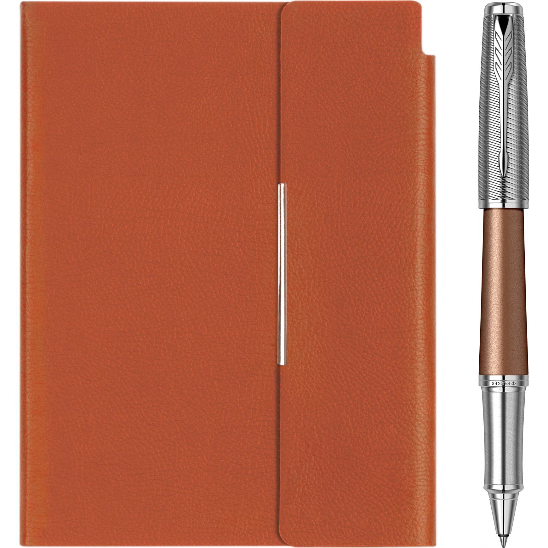 Set Parker Roller Urban Royal Premium orange + mini-notes B6 tip mapa