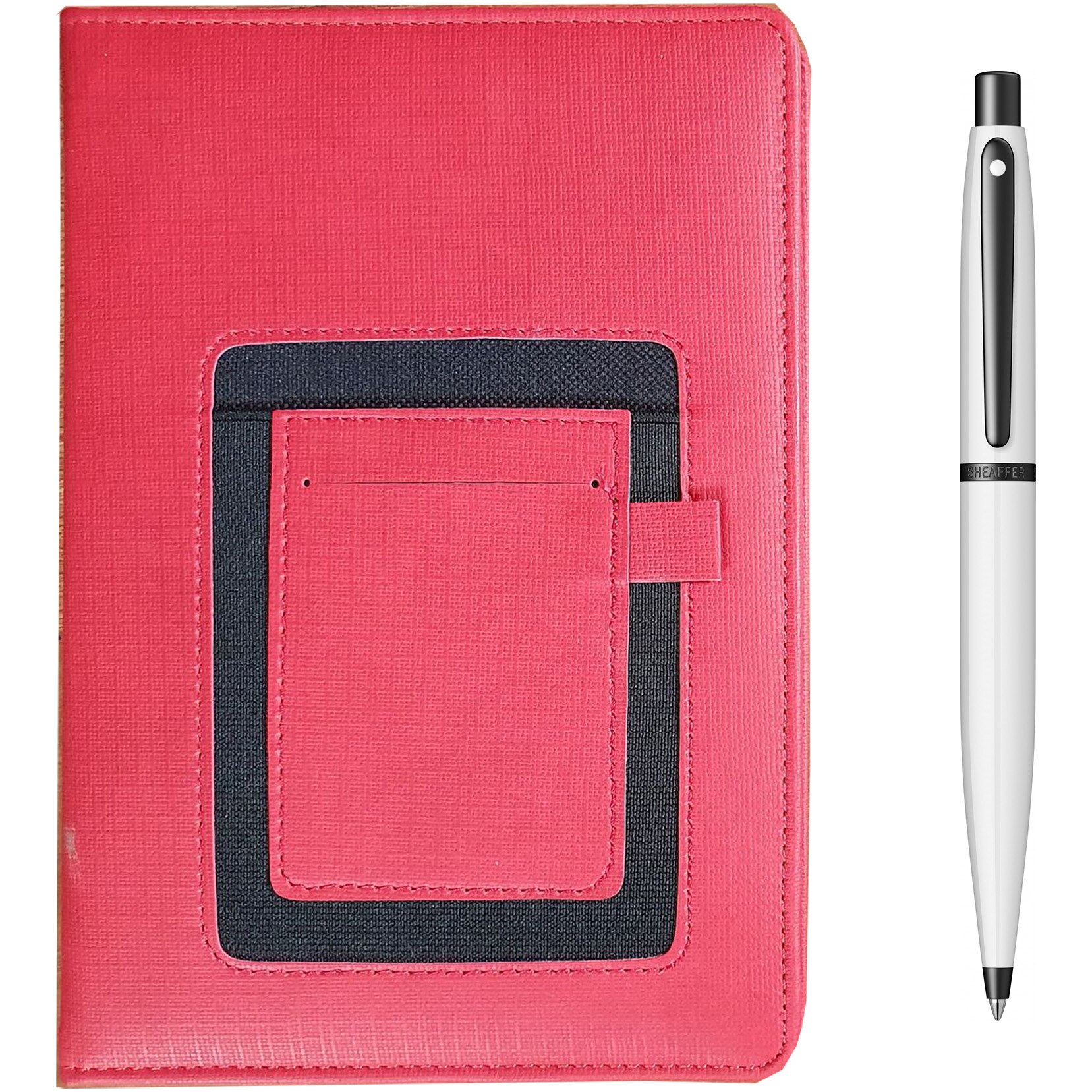 Pix Sheaffer VFM White + Agenda A5 cu suport telefon