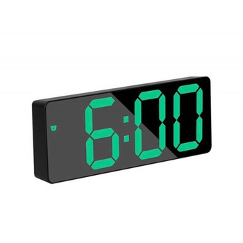 Ceas de masa cu LED verde , afisaj temperatura , ora 12/24 h , carcasa neagra Ceas de masa cu LED verde , afisaj temperatura , ora 12/24 h , carcasa neagra