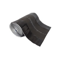 Banda pentru coama tigla ceramica/beton, Extravent negru (RAL 9005), 300 mm