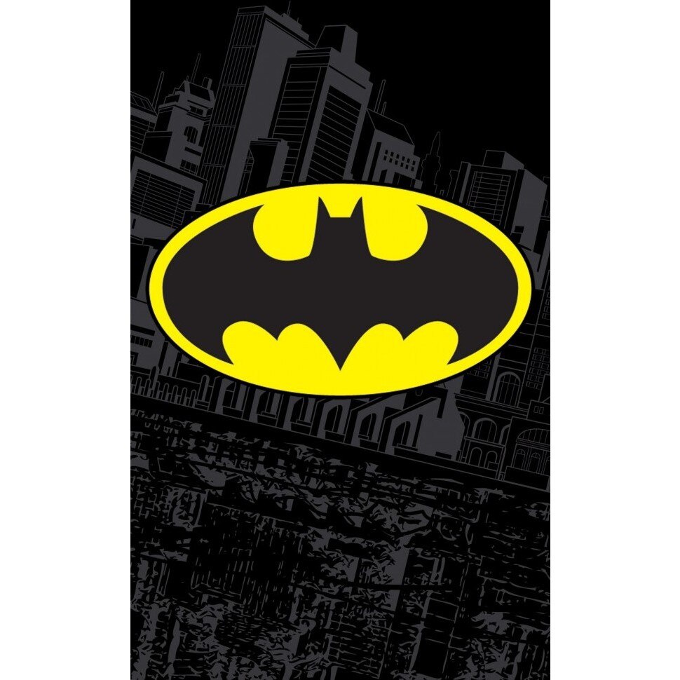 Prosop fata Batman Night 30x50 cm, SunCity, Negru