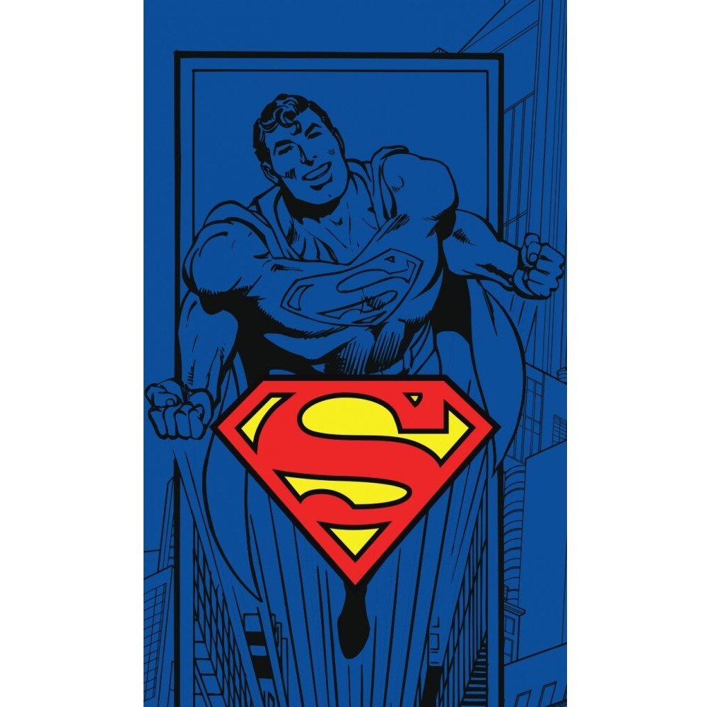 Prosop fata Superman 30x50 cm, SunCity, Albastru