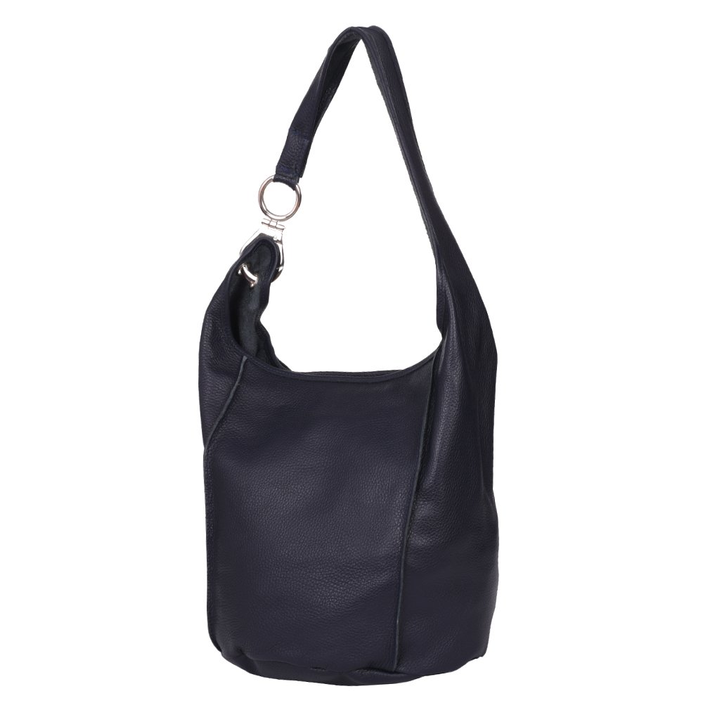 Geanta dama din piele naturala Rosana bleumarin