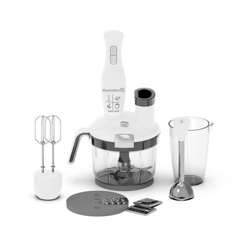 Blender 4 in 1 Hausberg HB-7710AB, capacitate bol 1.5 l, 1500 W, functie turbo, Alb Blender 4 in 1 Hausberg HB-7710AB, capacitate bol 1.5 l, 1500 W, functie turbo, Alb