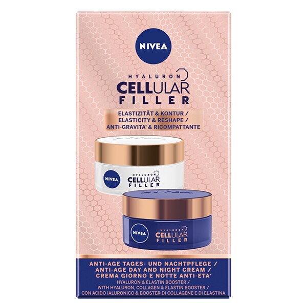 Set cadou: Crema de zi Nivea Cellular Elasticity SPF30, 50 ml + Crema de noapte Nivea Cellular Elasticity, 50 ml