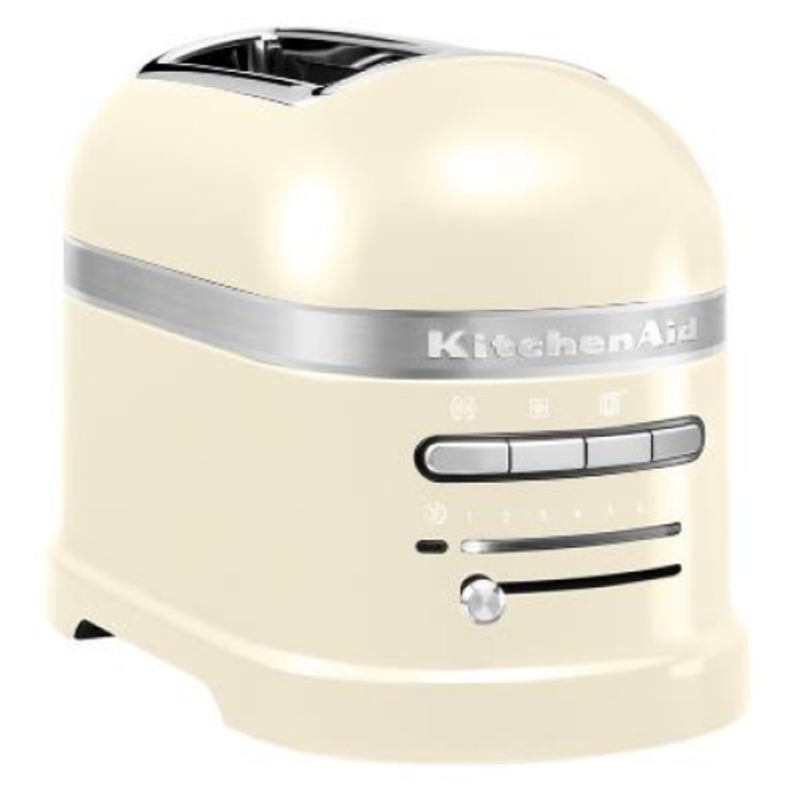 Prajitor de paine 2 sloturi Artisan 1250W, Almond Cream - KitchenAid