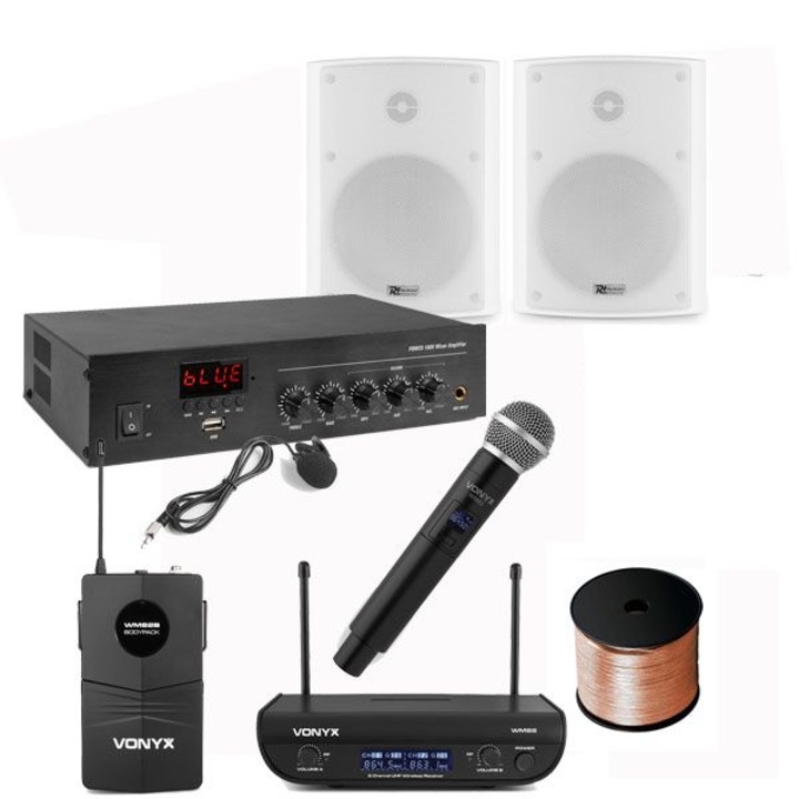 Sistem Sonorizare Power Dinamycs Biserica 13 Interior-Exterior Wireless 45W