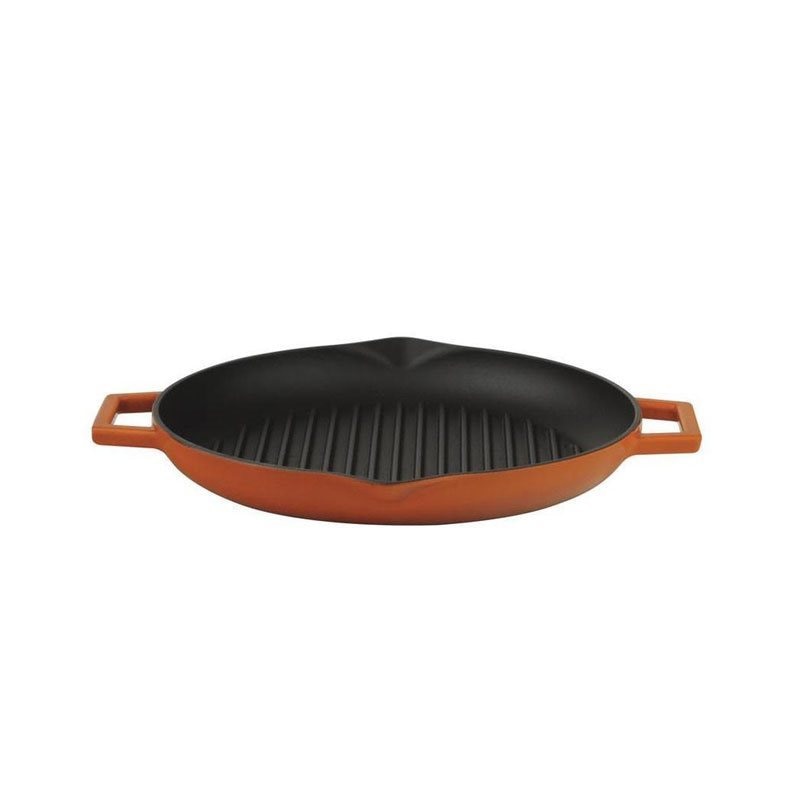 Tigaie grill 26 cm fonta, portocaliu - LAVA