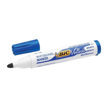 Marker Tabla Magnetica BIC Velleda, Varf Rotund de 2 mm, Culoare Albastra Marker Tabla Magnetica BIC Velleda, Varf Rotund de 2 mm, Culoare Albastra