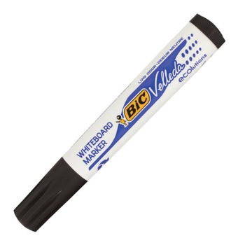 Marker Tabla Magnetica BIC Velleda, Varf Rotund de 2 mm, Culoare Neagra Marker Tabla Magnetica BIC Velleda, Varf Rotund de 2 mm, Culoare Neagra