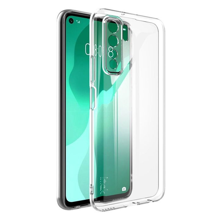 Husa Huawei P40 Lite 5G - silicon iSlim (0.3mm), iShield Flexi - Transparenta