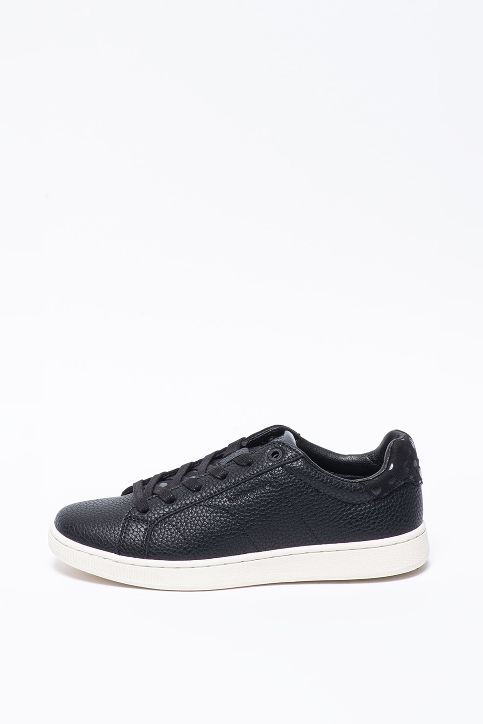 Björn Borg, Pantofi sport din piele ecologica cu buline, Negru, 37